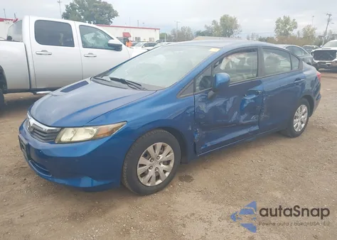2012 Honda Civic Lx from USA, damaged, VIN 19XFB2F50CE023194
